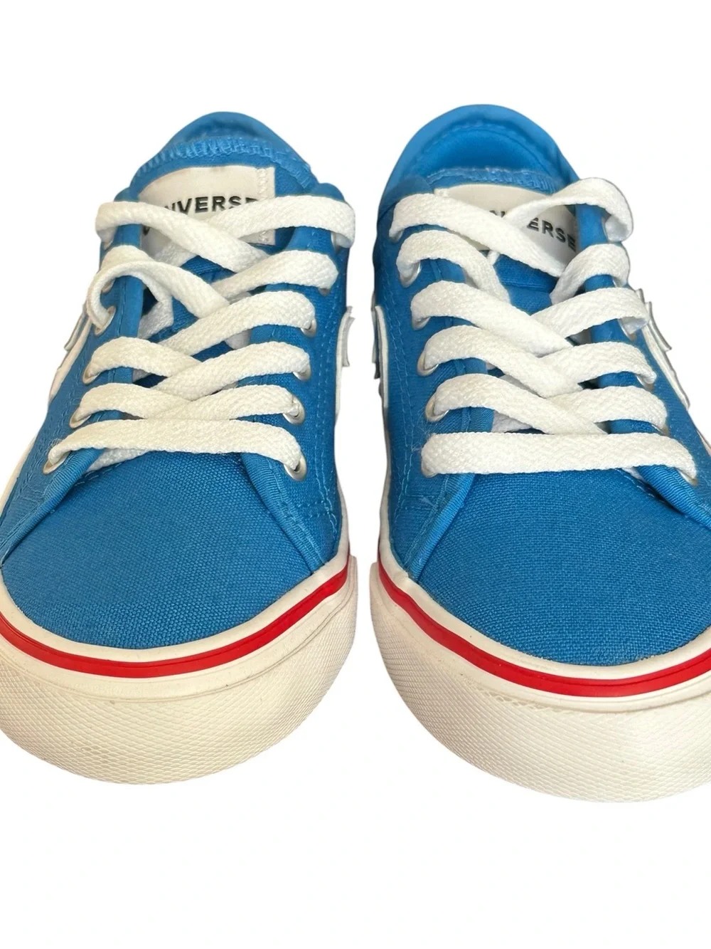 Converse Star Replay OX Blue Canvas Sneakers Kids Size 2